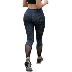 Kyodan Medium Black White Yoga Workout Pants Athleisure Casual
